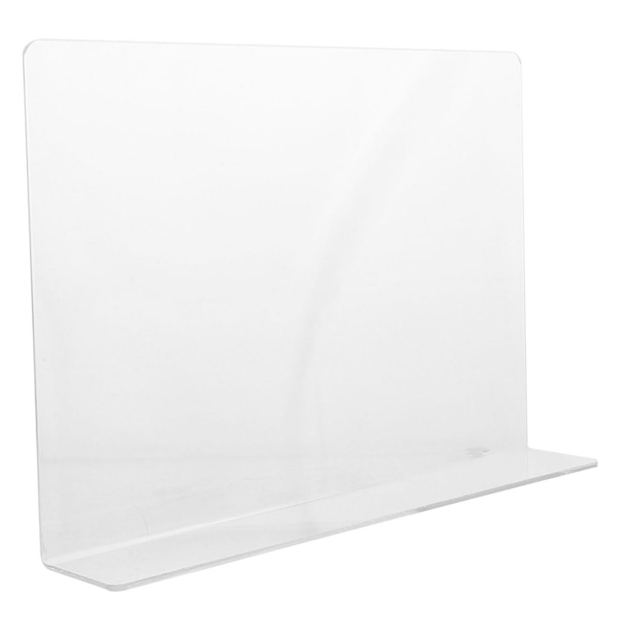 Mobestech Protector Antisalpicaduras y Diseño Minimalista Fregadero de Acrílico Rectangular Barrera Antisalpicaduras Fácil de Limpiar para Cocina para Lavabo y Baño