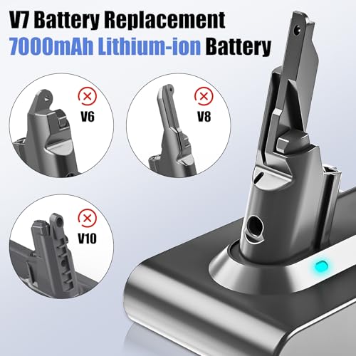 Image of 7000mAh 21.6 Volt Lithium Replacement for 21.6V V7 Battery 7.0Ah(Silver)
