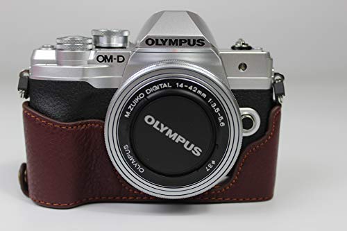 Amazon.co.jp: BolinUS E-M10 Mark IVケース ハンドメイド 本革 ハーフ