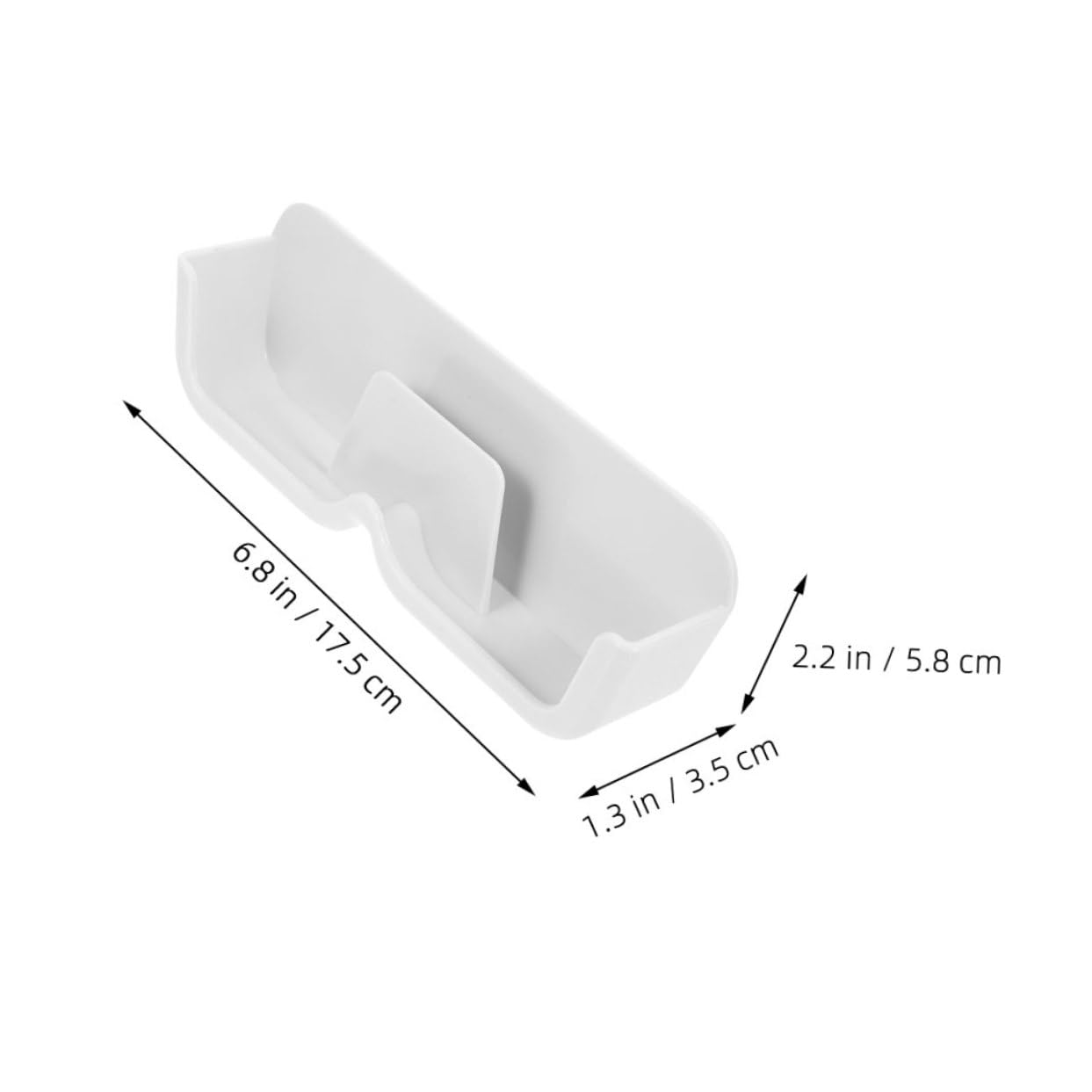 PRETYZOOM 12-pack Eyeglass Display Case Wall-mounted Sunglasses Holder Low Maintenance Sturdy Plastic for Glasses Sunglasses Swim Goggles