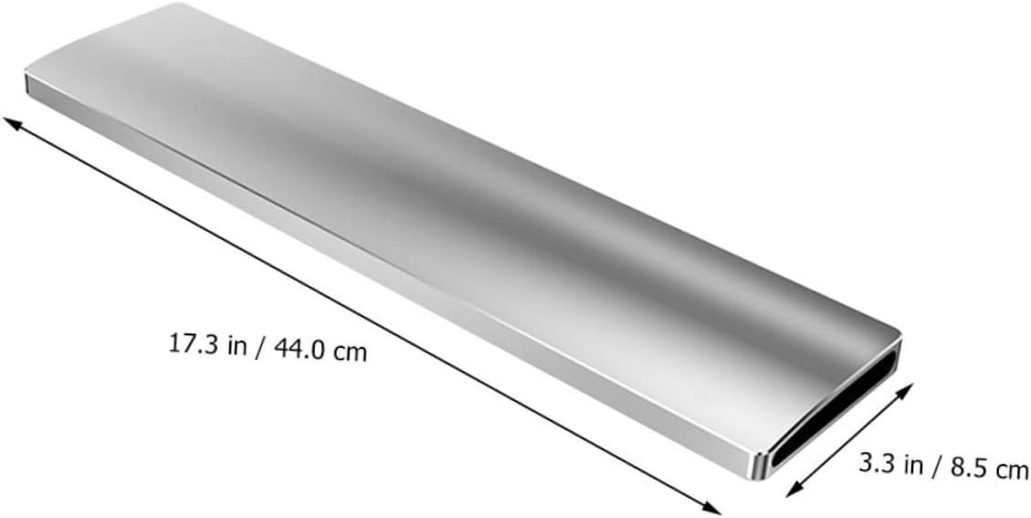 DOITOOL Ergonomic Aluminum Alloy Keyboard Wrist Rest for Key Mechanical Keyboards Heightened Palm Support for Natural Typing Posture Stable and Practical Hand Pad Accessory for Office and