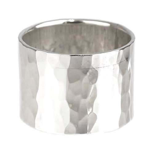 ジナブリング (JINA BRING) リング 指輪 キラキラ輝く鏡面仕上げ 石目ワイドリング #10