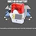 Power Outage Failure Cut Loss Alarm，Power Failure Sound and Light Alarm Sensor Alert with Flash Light,0-120Db Siren Alarm Sound Can Be Adjusted ((Included 9V Battery) (1)