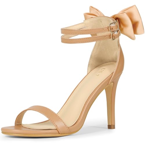 Sandales talons aiguilles femme bout ouvert nu-pieds nude chic taille 40.5