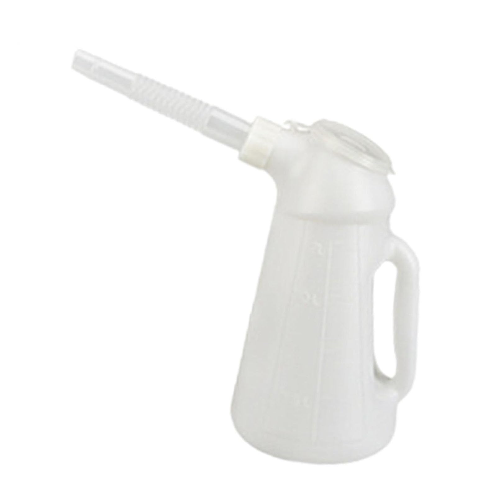 Obotsnoi 1.2L Oil Container With Spout Engine Dispenser Leakage Proof Measuring With Lid For Automotive Fluids Engine Oil Container
