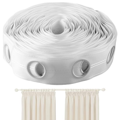 Cinta para cortina con anillos ideal para transformar las ventanas del hogar 4