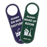 UKCOCO 2 Stück Doppelseitiges Türschild Hotel Türklinkenschild Türschilder Für Bürotüren „Bitte Nicht Stören“ Schild Türklinkenaufhänger „Bitte Nicht Stören“ Türhänger Türschild
