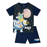 Bluey Pyjamas, Bingo Short Sleeve Boys Pyjamas, Summer Short Pjs For Boys, Summer Pjs, Blue 6-7 Years