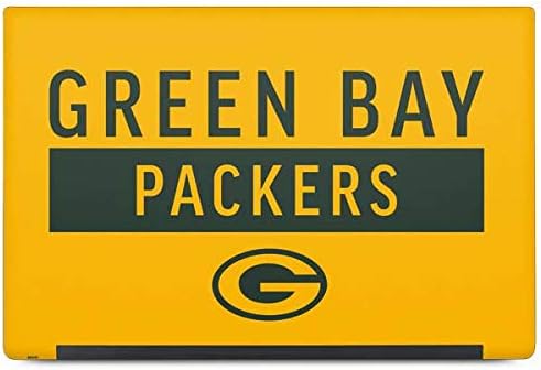 Skinit Decal Laptop Skin Compatible with Latitude 7420 - Officially Licensed NFL Green Bay Packers Yellow Performance Series Design