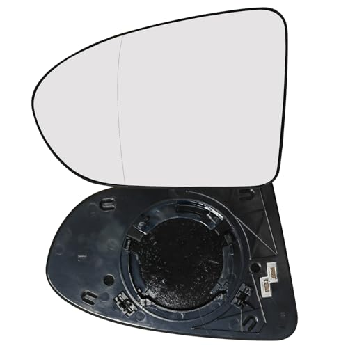 KYYET Left Side Wing Mirror Glass Heated Fits for Nissan Qashqai J10 2007 2008 2009 2010 2011 2012 2013
