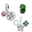 2PCS Clover Butterfly Charm