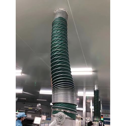 Tuyau de ventilation résistant à la chaleur avec support