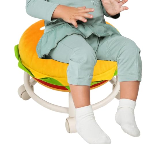 Hocker mit Rollen, Bank, Hamburger, bequem, dekorativ, rutschfest