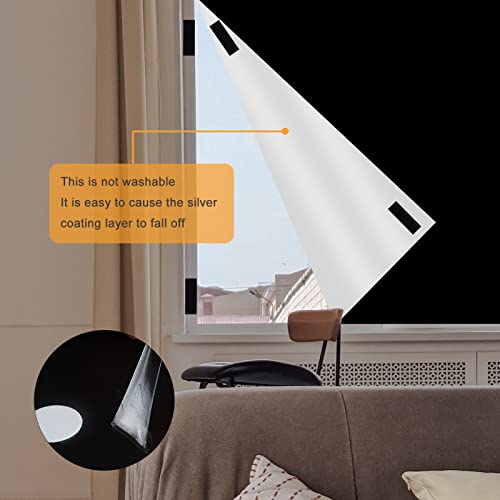 Portable Blackout Blinds, 150 * 200CM Blackout Material Temporary Blackout Blinds Stick On Window No Drill Blackout Blinds with Self Adhesive Fasteners for Nursery Bedroom and Travel - Cosy Home Interiors Portable Blackout Blinds, 150 * 200CM Blackout Material Temporary Blackout Blinds Stick On Window No Drill Blackout Blinds with Self Adhesive Fasteners for Nursery Bedroom and Travel - Image 3