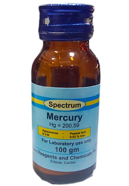 SPECTRUM Mercury 99.5% (100gm) (B0CFB5QSZ3) Amazon Price History, Amazon Price Tracker