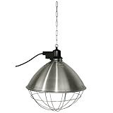Kerbl 22729 Infraröd Värmestrålare för Fjäderfä och Smådjur, Silver, Ø 35 cm