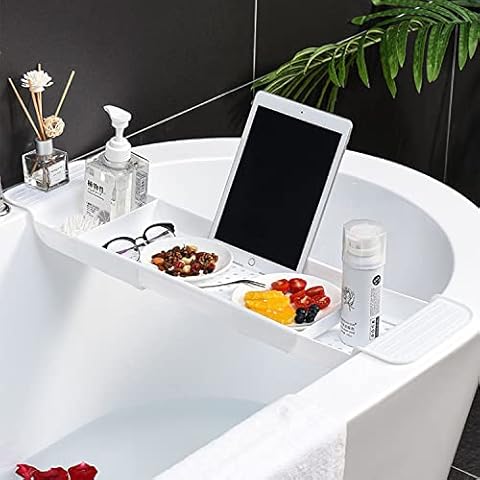 DHYLRICHER Expandable Bath Tray Cover