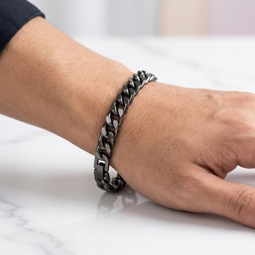Image of Salty Alpha Anti Tarnish Bracelet for Men | Hand Bands for Boys | Wrist Bracelets for Man | Fashion Jewellery Accessories | Stylish Minimal Jewelry | Gift for Marriage, Birthday, Anniversary