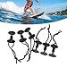 JOKOTI 6Pcs Comfortable Bodyboard Surfboard Leash Plugs & String Surfboard Leash Leg Rope Plug with Cord String Enduring