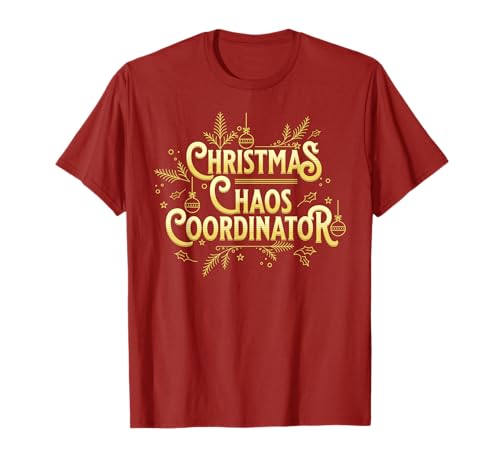 Christmas Chaos Coordinator Mom Funny Holiday Mothers �p�W���} T�V���c
