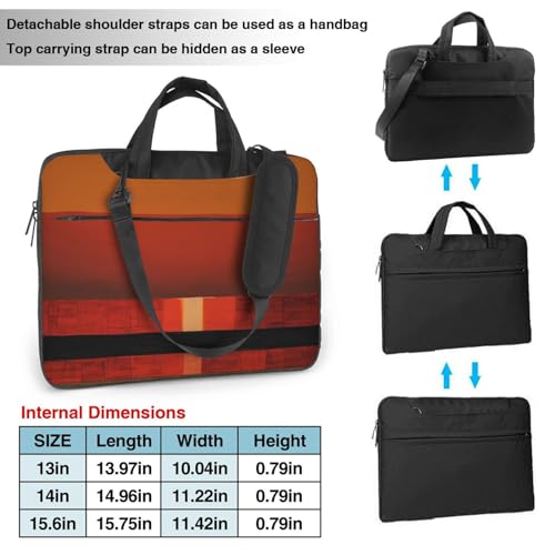 Bolso para portátil Orange Stripes miniatura 3
