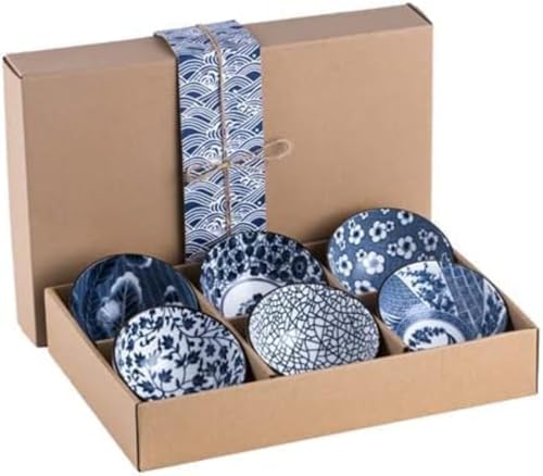 duwanlhridh 食器セット 陶器 プレート 箱入り 円形 ボウルセット 和風食器セット 北欧風 食洗機対応 電子レンジ対応 結婚祝い 新居祝い 磁器 軽量 電子レンジ対応 ギフト プレゼント (C)