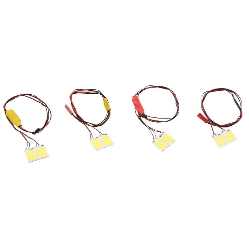 Luce LED Stroboscopica Impermeabile Modello RC Volo Notturno DIY | Illuminazione multimodello, aereo nave auto dron(Strobe 4.8-6V)