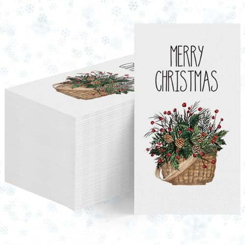 Servilletas de papel de Navidad para evitar manchas en cenas y decoracion facil de fiestas