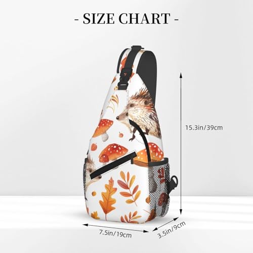 Bolso bandolera unisex ligero para viajes de 4 litros miniatura 3