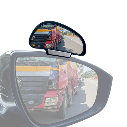 Image of Blind Spot Mirror Adjustable 360 Degree Car Side Mirror, HD Glass Rear View Exterior Accessories Frame Thickness Less than 5MM for Car SUV (single mirror right)