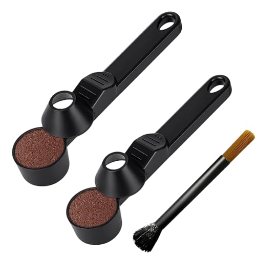 2 Pack Coffee Scoop with Funnel 2 TBSP Reusable K Cup Powder Scoop