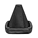 Produktbild L & P Car Design L&P A0024 Schaltsack Schaltmanschette kompatibel mit VW Golf 2 II 3 III Polo 6N Passat 35i UVM. 100% Echtleder Leder Schwarz