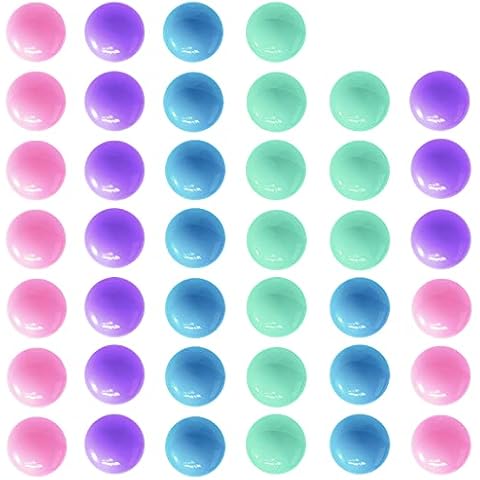 Hotgod 40Pcs Game Replacement Marbles Balls Compatible with Hungry Hungry Hippos Cover
