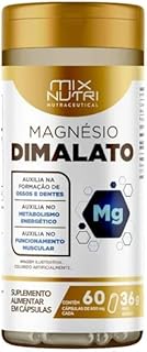 NUTRACEUTICAL MAGNÉSIO DIMALATO - 60 CAPS - MIX NUTRI