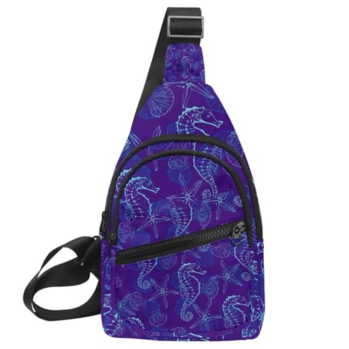 Sac de voyage compact coquillages et conque pour garder les mains libres