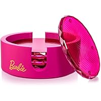 Dragon Glassware Barbie x Posavasos de Cristal Rosa para