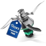 VIOKS Cuchilla de repuesto para Vоrwerk Thermоmix Cuchilla TM6 - Cuchilla de repuesto de acero inoxidable SUS420 Accesorio para robot de cocina TM6