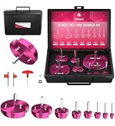 Kit De 4 Alésoirs Pour Tuyaux PVC/CPVC/ABS - 1-1/2", 2", 3", 4" SCH40 - Avec Inserts Carbure Triple Et Boîtier - Professionnel Et Durable