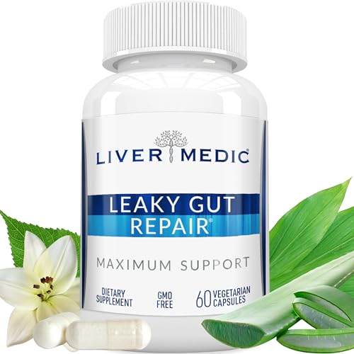 Liver Medic Leaky Gut Repair Natural Gut Health Supplement Glutamine