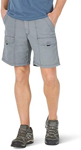 Wrangler Authentics Herren-Shorts, Canvas, Arbeitshose, Wander-Shorts, Lagune, 46