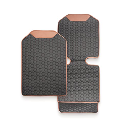 Owleys Set Car Seat Protector & Seat Back Protector Set Hexy