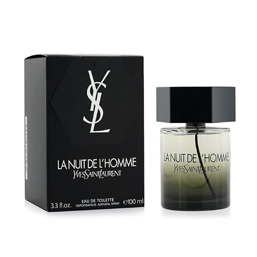 Yves Saint Laurent La Nuit De L\'homme Eau De Toilette Spray for Men, 3.4 Ounce