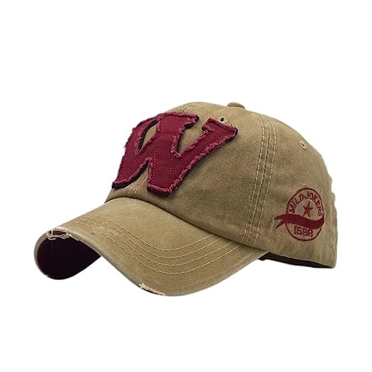 Image of kill off W Cap Baseball Cap Men hat Base Ball Embroidered Vintage Style hat Adjustable W Letter Caps Unisex Baseball Cotton