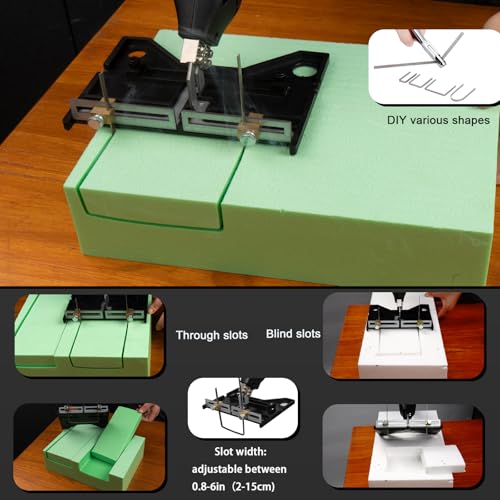 Air Cooled, Electric Hot Knife - Foam Cutting Tool with Blades & Accessories Use Foam Cutter for Engraving and DIY Handmade
