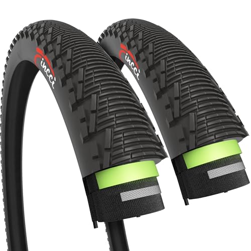 Fincci Pair 26x1.95 Bike Tire - Enduro 26 inch Bike Tires with 3 mm Nylon Puncture Resistant...