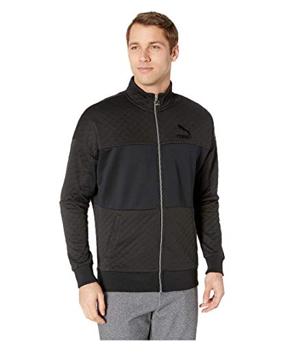 Veste matelassée rétro Puma Black pour homme taille S