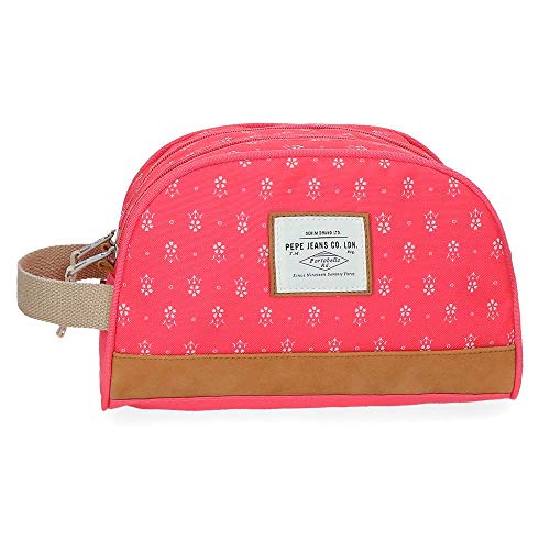 Preisvergleich Produktbild Pepe Jeans Carola Kosmetikkoffer, 26 cm, 4.99 Liters, Rot (Rojo)