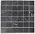 Tenedos Nero Marquina Black Marble 2x2 Square Mosaic Tile – Polished Natural Stone for Kitchen Backsplash Bathroom Floor Shower Spa Entryway (1 Sheet)