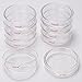 stonylab 10pk Glass Petri Dishes, 100x20 mm Autoclavable Borosilicate Glass Cell Culture Dishes Petri Dishes with Clear Lid for Laboratory