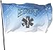 Produktbild Viplili Flagge/Fahne, EMT Emergency Medical Technician Fahnen Flaggen Durable Fade Resistant Decorative Flags Premium Official Flag with Grommets Deluxe Outdoor Banner 2020 for All Seasons- 3X5 Ft